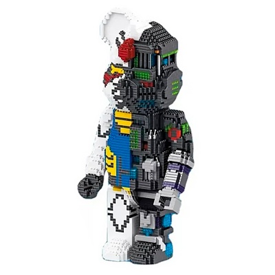 Конструктор 3D Медведь-робот 3100 деталей 3D-P2205 1